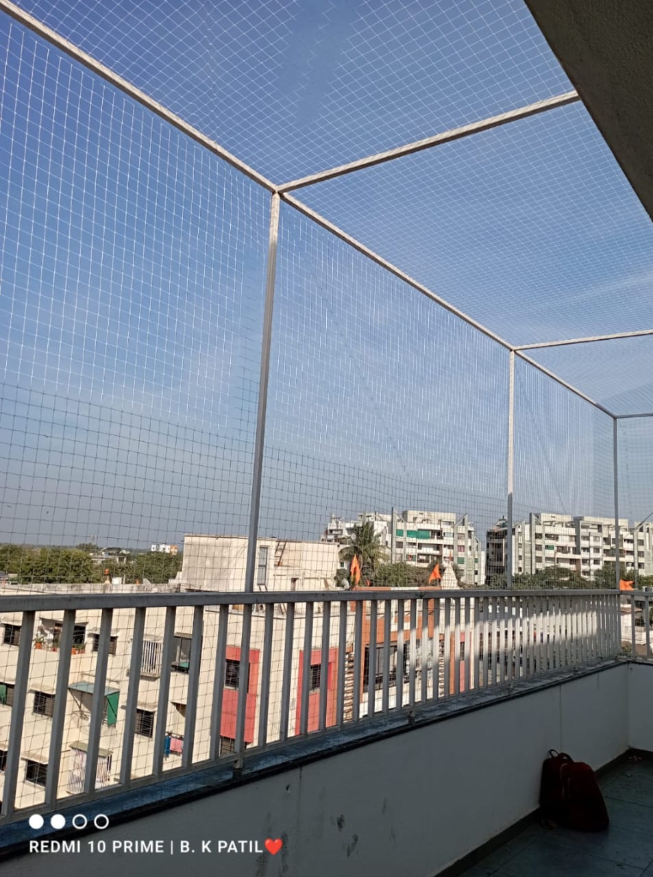 Window Pigeon Net Installation